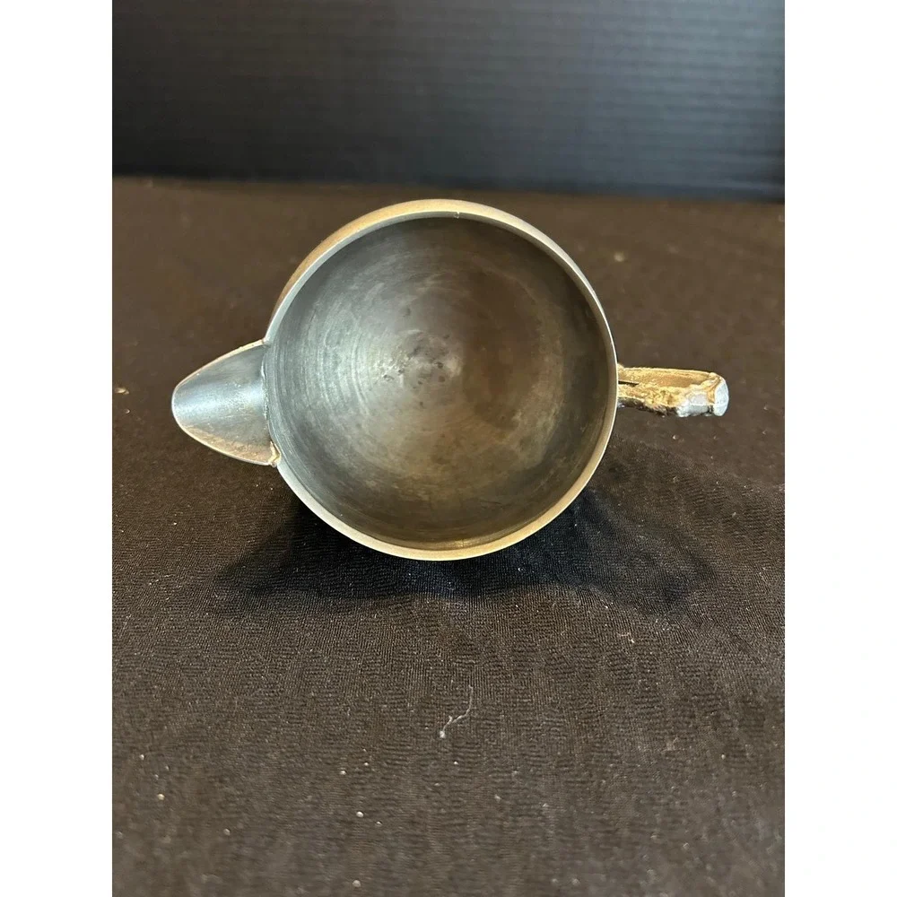 Vintage Leonard‎ Silver Plated Footed Creamer Detailed Floral 3.25